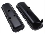 Trans-Dapt Performance PerfectMatch Valve Covers 8627 Covers, PerfectMatch, Perimeter Bolt Mounting, Steel, Black Powdercoated, Chevy, GMC, Big Block, Pair thumbnail 1