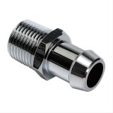 Trans-Dapt Performance NPT to Hose Barb Fittings 9523 Fitting, Adapter, Barb, Straight, Aluminum, Chrome, 1/2 in. NPT, 5/8 in. Barb, Each thumbnail 2