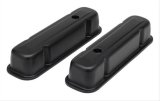 Trans-Dapt Performance Products Valve Covers 8613 PONTIAC TALL ASPHALT BLACK POWDER COATED VALVE COVERS thumbnail 2