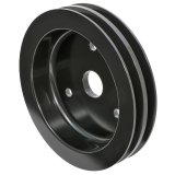 Trans-Dapt Performance Products Crankshaft Pulleys 7137 Pulley, BBC Aluminum Pulley Double Lower Swp Black thumbnail 1