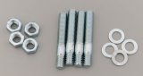 Trans-Dapt Performance Carburetor Stud Kits 2047 Studs, Steel, Zinc Plated, 5/16-18/24 in. x 2.000 in. Long, Kit thumbnail 2