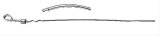 Trans-Dapt Performance Engine Oil Dipstick and Tube Kits 4957 with Tube, Engine, Steel, Chrome, Chevy, Small Block, 19 in. Length, Each thumbnail 1