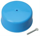 Trans-Dapt Performance Carburetor Caps 2012 Dust Cover, Blue, Polyethylene, Fits Carburetors with 5 1/8 in. Diameter Neck, Each thumbnail 1