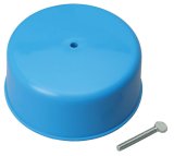 Trans-Dapt Performance Carburetor Caps 2012 Dust Cover, Blue, Polyethylene, Fits Carburetors with 5 1/8 in. Diameter Neck, Each thumbnail 3