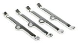 Trans-Dapt Performance Chrome Valve Cover Spreader Bars 9641 Bars, Pontiac V8, Chrome-Plated Steel, Set of 4 thumbnail 1