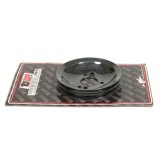 Trans-Dapt Performance Powdercoated Pulleys 8617 Crankshaft Pulley, A/C Add-On, Steel, Black Powdercoated, V-Belt, 6.800 in. Diameter, Chevy, Each thumbnail 3