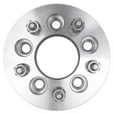 Trans-Dapt Performance Billet Wheel Adapters 3608 Adapters, 1.250 in. Thickness, Aluminum, Clear Anodized, 5 x 4.50 in. Hub to 5 x 4.75 in. Wheel, Pair thumbnail 3