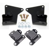 Trans-Dapt Performance Engine Swap Motor Mounts 9556 Mounts, Swap, Complete Mount, Bolt-In, Steel, Black, Buick, Oldsmobile, Pontiac, Set thumbnail 4