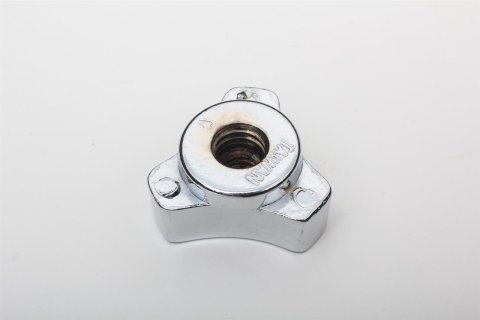 Trans-Dapt Performance Custom Air Cleaner Wing Nuts 2185 Nut, Steel, Chrome/Black, 5/16 in.-18, Universal, Each