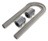 Trans-Dapt Performance Stainless Steel Radiator Hose Kits 8204 Hose, Steel, Polished, 36 in. Length, with 1.25 in., 1.50 in. Adapter Ends, Polished, Each thumbnail 1