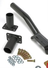 Trans-Dapt Performance Universal Transmission Mounts 6525 Crossmember, Steel, Black, 3 in. Drop, 26 in. to 36 in. Width, Ford, C-4, C-6, Kit thumbnail 2