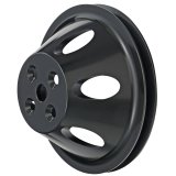 Trans-Dapt Performance Products Water Pump Pulleys 7134 Pulley, BBC Aluminum Pulley Single Upper Swp Black thumbnail 1