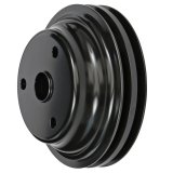 Trans-Dapt Performance Products Crankshaft Pulleys 7147 Pulley, SBC Alum Lwp Dbl Lower Pulley Black thumbnail 2