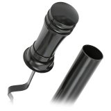 Trans-Dapt Performance Products Transmission Fluid Dipsticks 7168 Dipstick, Chevy Turbo 400 Black Billet Alum Handle Trans Dipstick thumbnail 1