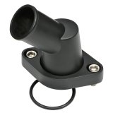 Trans-Dapt Performance Products Water Necks and Thermostat Housings 7193 Neck, Late Chevy Black Aluminum Neck thumbnail 1