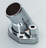 Trans-Dapt Performance Chrome Water Necks 9440 Neck, Zinc Alloy, Plated, O-Ring, 45 Degree, Ford, 221-302/351W, Each thumbnail 1