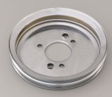 Trans-Dapt Performance Steel Crankshaft Pulleys 9816 Pulley, V-Belt, 2-Groove, 7.6 in., Steel, Chrome, Chevy, Big Block, Short Pump, Each thumbnail 5