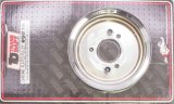 Trans-Dapt Performance Steel Crankshaft Pulleys 9816 Pulley, V-Belt, 2-Groove, 7.6 in., Steel, Chrome, Chevy, Big Block, Short Pump, Each thumbnail 6
