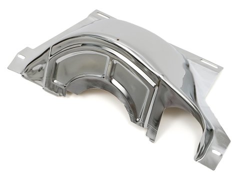 Trans-Dapt Performance Flexplate Dust Covers 9589 Cover, Cover, Steel, Chrome, GM, 700R4, Four Bolt Hole Mounting, Each