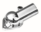 Trans-Dapt Performance Chrome Water Necks 9229 Neck, Zinc Alloy, Plated, O-Ring, 45 Degree, Chevy, Big/Small Block, Each thumbnail 2