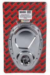 Trans-Dapt Performance Timing Covers 9000 Cover, 1-Piece, Steel, Chrome Plated, Chevy, Small Block, Kit thumbnail 3