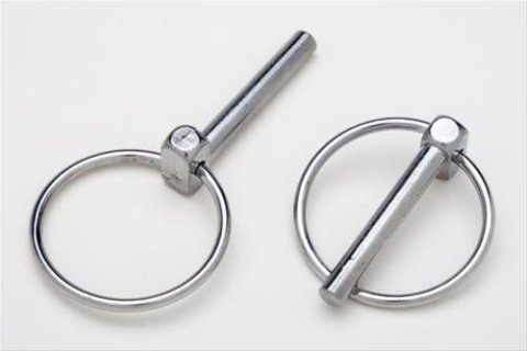 Trans-Dapt Performance Replacement Safety Pins 9670 1/4 in. Flip-Over Pins, 2 pack
