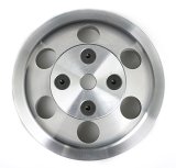 Trans-Dapt Performance Aluminum Water Pump Pulleys 9483 Pulley, V-Belt, 2-Groove, Aluminum, Machined, Chevy, Small Block, Long Pump, Each thumbnail 1