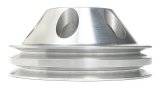 Trans-Dapt Performance Aluminum Water Pump Pulleys 9483 Pulley, V-Belt, 2-Groove, Aluminum, Machined, Chevy, Small Block, Long Pump, Each thumbnail 4