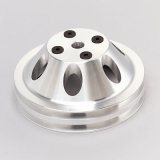Trans-Dapt Performance Aluminum Water Pump Pulleys 9483 Pulley, V-Belt, 2-Groove, Aluminum, Machined, Chevy, Small Block, Long Pump, Each thumbnail 5