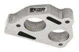 Trans-Dapt Performance Smooth Bore TBI Spacers 2734 Throttle Body Spacer, Bore, Aluminum, Natural, 1 in., Chevy, GMC, Pickup/SUV, Each thumbnail 1