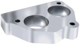 Trans-Dapt Performance Smooth Bore TBI Spacers 2734 Throttle Body Spacer, Bore, Aluminum, Natural, 1 in., Chevy, GMC, Pickup/SUV, Each thumbnail 4