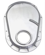 Trans-Dapt Performance Aluminum Timing Chain Covers 6043 Cover, Aluminum, Polished, Chevy, GEN VI, 7.4L, Each thumbnail 2