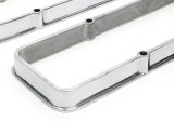Trans-Dapt Performance Products Valve Cover Spacers and Adapters 6079 1" POLISHED VALVE COVER SPACERS; SB CHEVY 238-400 V8S 1958-86 thumbnail 1