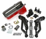 Trans-Dapt Performance Swap-In-A-Box Complete Engine Swap Kits 99073 Kit, Headers, Steel, Painted, Motor Mounts, Oil Pan, Pickup, Gaskets, Hardware, Chevy, Small Block, Kit thumbnail 2