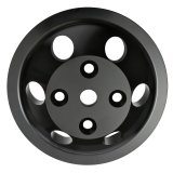 Trans-Dapt Performance Products Water Pump Pulleys 7145 Pulley, SBC Alum Lwp Dbl Upper Pulley Black thumbnail 3