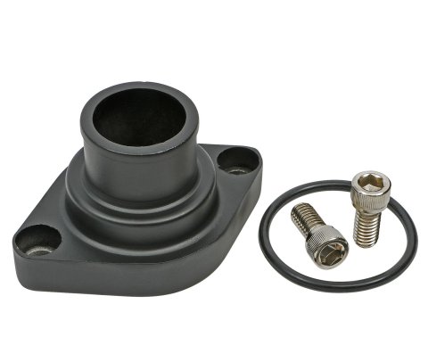 Trans-Dapt Performance Products Water Necks and Thermostat Housings 7192 Neck, Early Chevy Black Aluminum Neck thumbnail 4