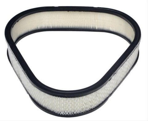 Trans-Dapt Performance High-Flow Replacement Air Filter Elements 2393 Element, High Flow, Replacement, Triangle, Paper, White, 14 in. Diameter, 3 in. Height, Each
