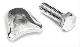 Trans-Dapt Performance Distributor Hold-Down Clamps 4455 Clamp, Chrome, Ford, OEM-Style, V8, Each thumbnail 2