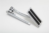Trans-Dapt Performance Products Pedal Assemblies 8958 Gas Pedal, Steel Arm / Polished Aluminum Gas With Two Rubber Inserts Chrome thumbnail 1