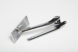 Trans-Dapt Performance Products Pedal Assemblies 8958 Gas Pedal, Steel Arm / Polished Aluminum Gas With Two Rubber Inserts Chrome thumbnail 2