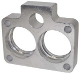 Trans-Dapt Performance Torque-Curve MPFI Spacers 2515 Throttle Body Spacer, Torque-Curve, Aluminum, Natural, 1 in., Dodge, Pickup, Each thumbnail 3