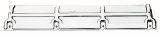 Trans-Dapt Performance Radiator Support Panels 9428 Support, Steel, Chrome, Chevy, Each thumbnail 2