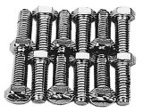 Trans-Dapt Performance Intake Manifold Bolts 9265 Bolts, Manifold, Steel, Chrome, Hex Head, Chevy, Small Block V8, V6, Set of 12 thumbnail 3