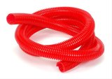Trans-Dapt Performance Convoluted Tubing 7587 Tubing, Polyethylene, Red, 3/4 in. Diameter, 5 ft. Long, Each thumbnail 2
