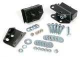 Trans-Dapt Performance Engine Swap Motor Mounts 4700 Mounts, Swap, Steel, Black, Dodge, Plymouth, Small Block, Set thumbnail 4