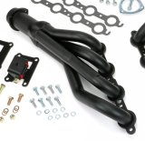 Trans-Dapt Performance Swap-In-A-Box Complete Engine Swap Kits 42043 Kits, Complete, Mid-length Black Ceramic Coated Steel Headers, Motor Mounts, Red Oil Pan, Chevrolet, GMC, LS, Kit thumbnail 1