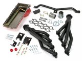 Trans-Dapt Performance Swap-In-A-Box Complete Engine Swap Kits 42043 Kits, Complete, Mid-length Black Ceramic Coated Steel Headers, Motor Mounts, Red Oil Pan, Chevrolet, GMC, LS, Kit thumbnail 2