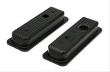 Trans-Dapt Performance Products Valve Covers 8696 GM 4.3L V6 ASPHALT BLACK POWDER COATED VALVE COVER CAPS thumbnail 2