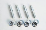 Trans-Dapt Performance Carburetor Stud Kits 2046 Studs, Steel, Zinc Plated, 5/16-18/24 in. x 1.375 in. Long, Kit thumbnail 2
