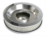 Trans-Dapt Performance Chrome Air Cleaners 2195 Filter Assembly, 14 in. Diameter, Round, Dropped Base, Steel, Chrome, 3 in. Filter Height, Each thumbnail 2